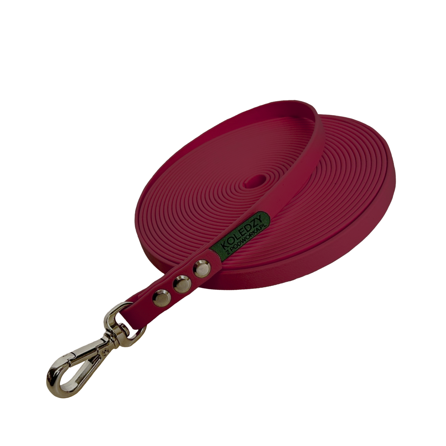 LINKA TRENINGOWA KOLEDZY z PODWÓRKA BioThane® | WINE RED (WN521)