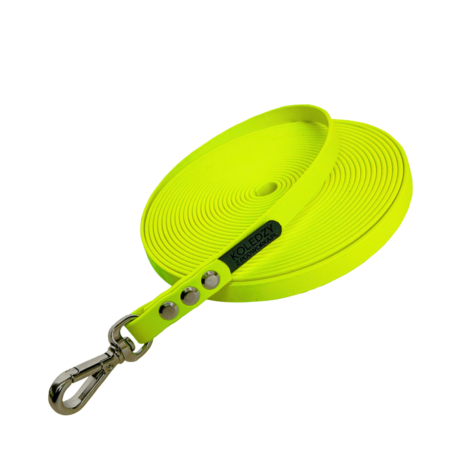 LINKA TRENINGOWA KOLEDZY z PODWÓRKA BioThane® | NEON YELLOW (YE527)