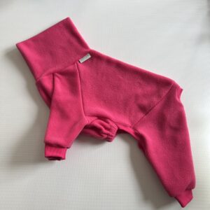 KOMBINEZON POLAROWY DLA BASENJI | RÓŻOWY