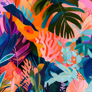 NERKA TRENINGOWA SPACEROWA SUMMER JUNGLE