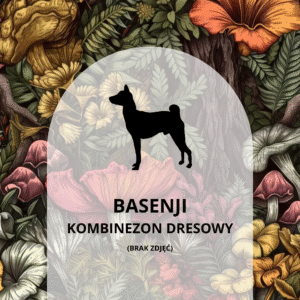 KOMBINEZON DRESOWY DLA BASENJI - PSYCHO AUTUMN
