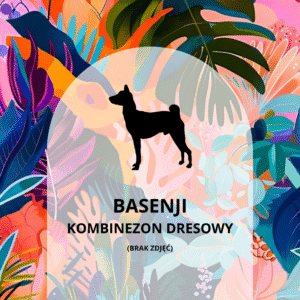 KOMBINEZON DRESOWY DLA BASENJI - SUMMER JUNGLE